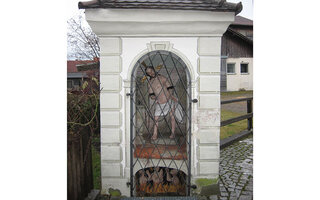Wegkapelle mit Christus an der Geißelsäule, Wolfertschwenden